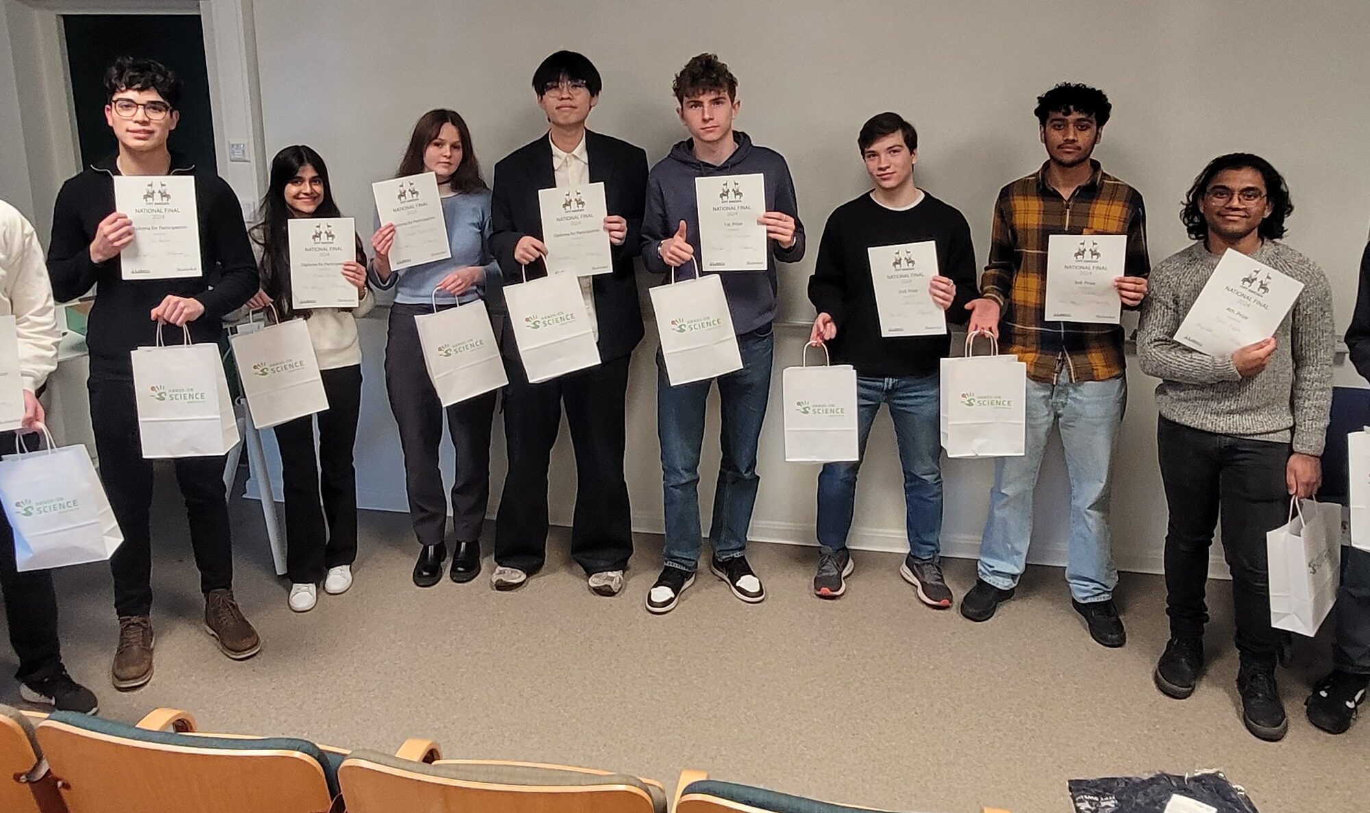 IYPT Sweden participants 2024